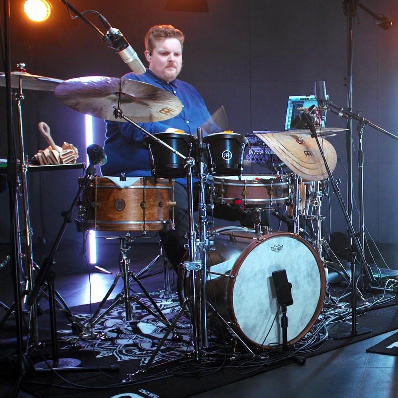 Meinl Percussion طقم طبول بونغو مع أصداف صناعية متينة لجميع الأحوال الجوية، سلسلة الرحلة - غير مصنوعة في الصين - رؤوس جلد الجاموس الطبيعي، ضمان لمدة 2 سنة - Image 4